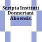 Scripta Instituti Donneriani Aboensis.