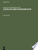 Katalog der Musikdrucke : : BSB-Musik.