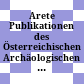 Arete : Publikationen des Österreichischen Archäologischen Instituts in Athen