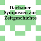 Dachauer Symposien zur Zeitgeschichte
