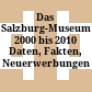 Das Salzburg-Museum 2000 bis 2010 : Daten, Fakten, Neuerwerbungen