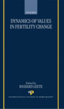 Dynamics of values in fertility change