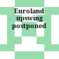 Euroland : upswing postponed