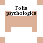 Folia psychologica