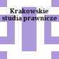 Krakowskie studia prawnicze