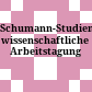 Schumann-Studien : wissenschaftliche Arbeitstagung