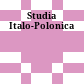 Studia Italo-Polonica