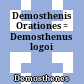 Demosthenis Orationes : = Demosthenus logoi